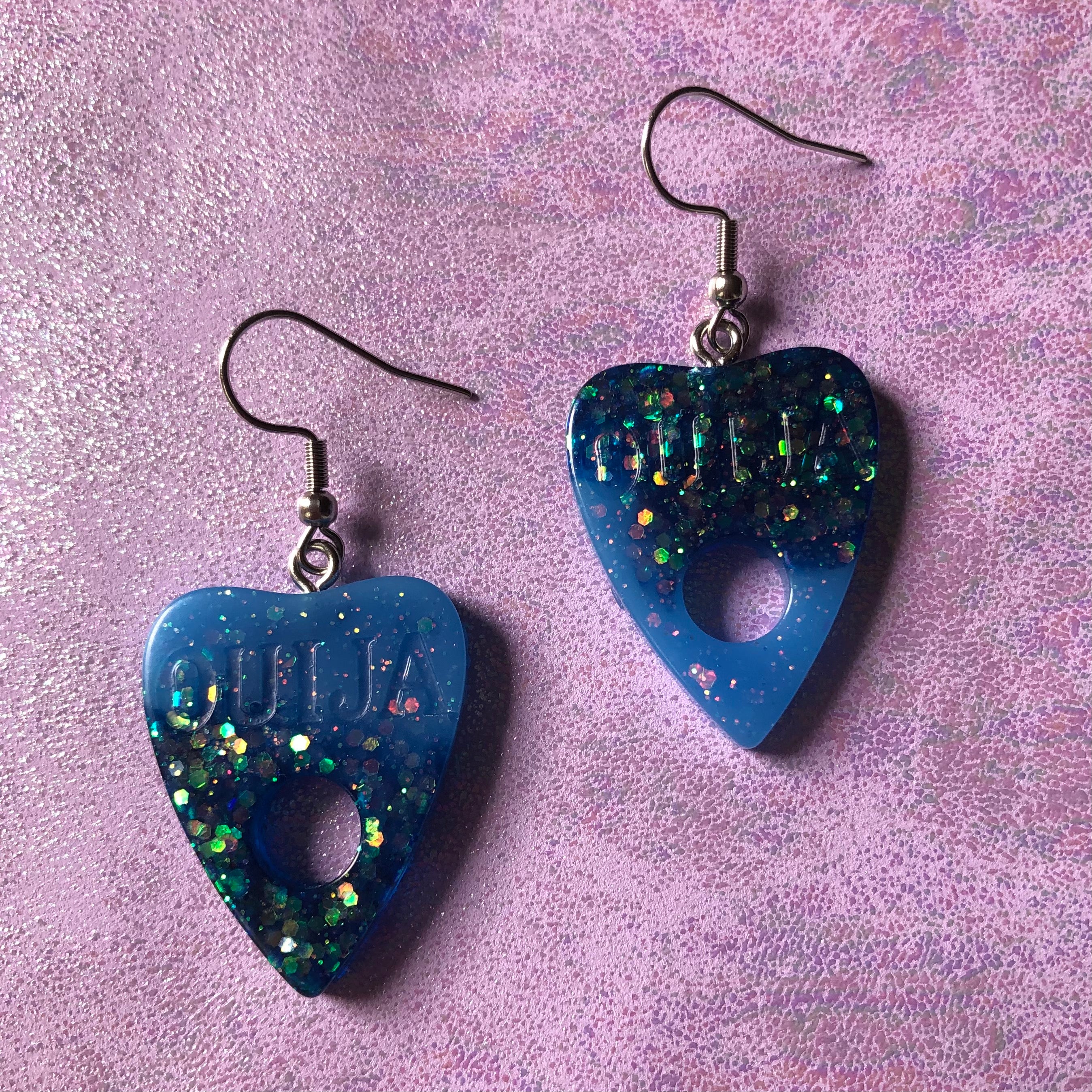 Ocean Eyes Planchette Earrings