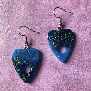 Ocean Eyes Planchette Earrings