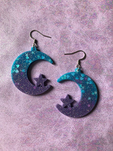 Blueberry Moon Earrings