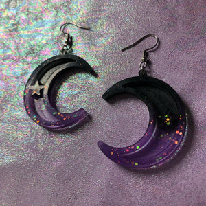 Poison Moon Earrings