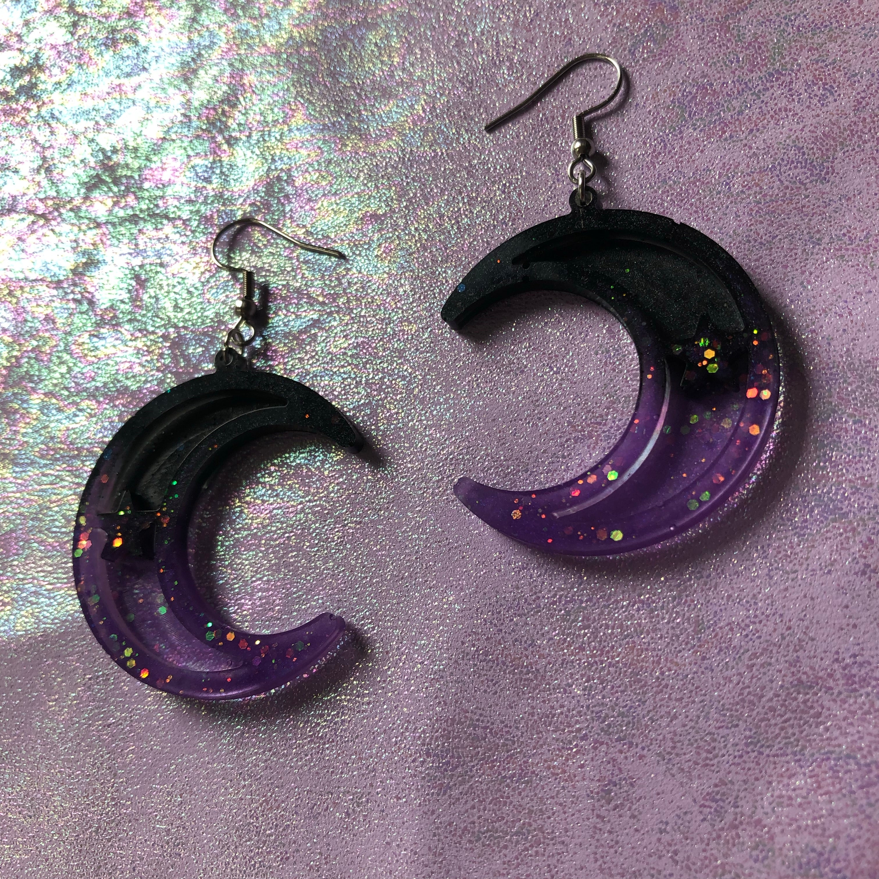 Poison Moon Earrings