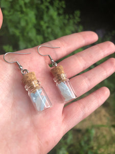Crystal Bottle Earrings