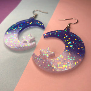 Persephone Moon Earrings