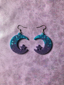 Blueberry Moon Earrings
