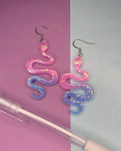 Ombre Snake Earrings